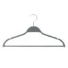12-Piece Non-Slip Suit Hanger, Grey -Household Items Shop 12 piece non slip suit hanger grey