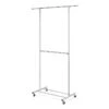 2-Rod Extendable Garment Rack -Household Items Shop 2 rod extendable garment rack
