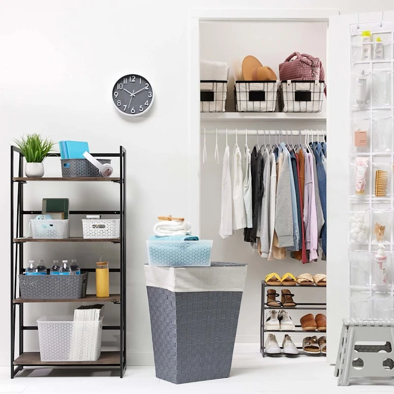 20-Pair Standing Shoe Rack, Gunmetal 4 20-Pair Standing Shoe Rack, Gunmetal - Image 2