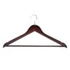 20-Piece Wood Suit Hanger, Espresso -Household Items Shop 20 piece wood suit hanger espresso
