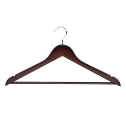 20-Piece Wood Suit Hanger, Espresso