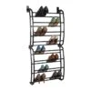 24-Pair Over The Door Shoe Organizer, Bronze 2 24-Pair Over The Door Shoe Organizer, Bronze -Household Items Shop 24 pair over the door shoe organizer bronze