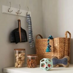 3-Hook Triple Wall Hanger, White -Household Items Shop 3 hook triple wall hanger white 2