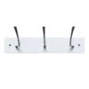 3-Hook White Modern Wall Hanger -Household Items Shop 3 hook white modern wall hanger