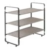 3-Tier Heavy Duty Shoe Rack, Grey 2 3-Tier Heavy Duty Shoe Rack, Grey -Household Items Shop 3 tier heavy duty shoe rack grey