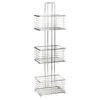 3-Tier Manhattan Grey Metal Wire Storage Stand -Household Items Shop 3 tier manhattan grey metal wire storage stand