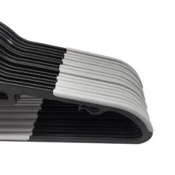 30-Piece Non-Slip Suit Hanger, Black -Household Items Shop 30 piece non slip suit hanger black 2