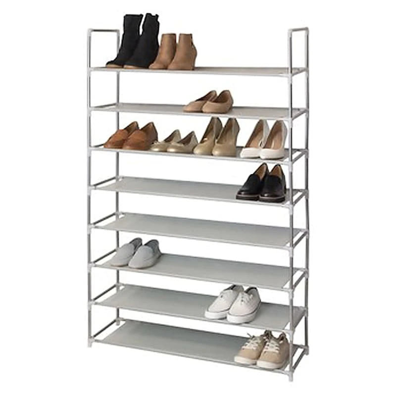 32-Pair Shoe Rack With Nonwoven Shelves 3 32-Pair Shoe Rack With Nonwoven Shelves