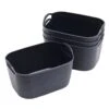 4-Piece Storage Basket Lines, Small -Household Items Shop 4 piece storage basket lines small