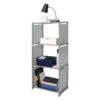 4-Tier Shelves, Grey 1 4-Tier Shelves, Grey -Household Items Shop 4 tier shelves grey