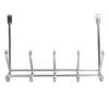 5-Hook Over The Door Hanger, Nickel -Household Items Shop 5 hook over the door hanger nickel
