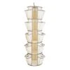5-Tier Carousel Organizer, Brown 2 5-Tier Carousel Organizer, Brown -Household Items Shop 5 tier carousel organizer brown