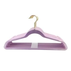 50-Pack Suit Hangers, Lavender -Household Items Shop 50 pack suit hangers lavender 2