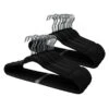 50-Pack Velvet Hanger, Black 2 50-Pack Velvet Hanger, Black -Household Items Shop 50 pack velvet hanger black
