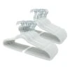 50-Pack Velvet Hanger, White -Household Items Shop 50 pack velvet hanger white