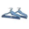 50-Pack Velvet Suit Hangers, Allure Blue -Household Items Shop 50 pack velvet suit hangers allure blue