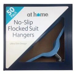 50-Pack Velvet Suit Hangers, Allure Blue -Household Items Shop 50 pack velvet suit hangers allure blue 2
