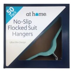 50-Pack Velvet Suit Hangers, Aquifer Blue -Household Items Shop 50 pack velvet suit hangers aquifer blue 3