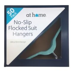 50-Pack Velvet Suit Hangers, Aquifer Blue -Household Items Shop 50 pack velvet suit hangers aquifer blue 6