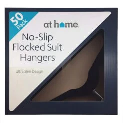 50-Pack Velvet Suit Hangers, Black -Household Items Shop 50 pack velvet suit hangers black 1