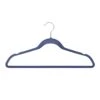 50-Pack Velvet Suit Hangers, Dark Blue -Household Items Shop 50 pack velvet suit hangers dark blue