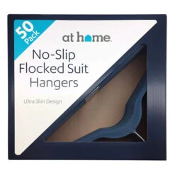 50-Pack Velvet Suit Hangers, Dark Blue -Household Items Shop 50 pack velvet suit hangers dark blue 2