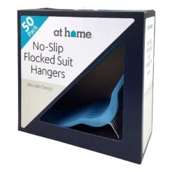 50-Pack Velvet Suit Hangers, Denim Blue -Household Items Shop 50 pack velvet suit hangers denim blue 2