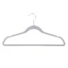 50-Pack Velvet Suit Hangers, Grey -Household Items Shop 50 pack velvet suit hangers grey