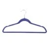 50-Pack Velvet Suit Hangers, Navy Blue -Household Items Shop 50 pack velvet suit hangers navy blue