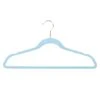 50-Pack Velvet Suit Hangers, Pastel Blue -Household Items Shop 50 pack velvet suit hangers pastel blue