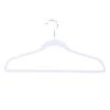 50-Pack Velvet Suit Hangers, Pearl White -Household Items Shop 50 pack velvet suit hangers pearl white