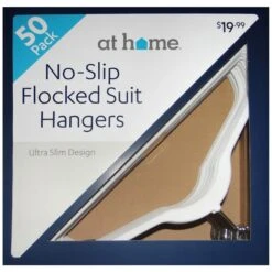 50-Pack Velvet Suit Hangers, Pearl White 7 50-Pack Velvet Suit Hangers, Pearl White -Household Items Shop 50 pack velvet suit hangers pearl white 2