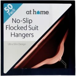 50-Pack Velvet Suit Hangers, Pink -Household Items Shop 50 pack velvet suit hangers pink 1
