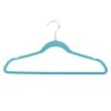 50-Pack Velvet Suit Hangers, Turkish Blue -Household Items Shop 50 pack velvet suit hangers turkish blue