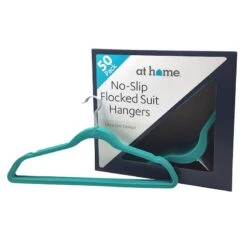 50-Pack Velvet Suit Hangers, Turkish Blue -Household Items Shop 50 pack velvet suit hangers turkish blue 3