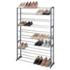 50-Pair Shoe Rack, Grey -Household Items Shop 50 pair shoe rack grey