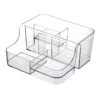 6-Section Clear Storage Bin, Extra Large 1 6-Section Clear Storage Bin, Extra Large -Household Items Shop 6 section clear storage bin extra large