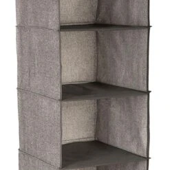 6-Shelf Hanging Organizer, Brown 10 6-Shelf Hanging Organizer, Brown -Household Items Shop 6 shelf hanging organizer brown 2