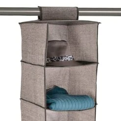 6-Shelf Hanging Organizer, Brown 11 6-Shelf Hanging Organizer, Brown -Household Items Shop 6 shelf hanging organizer brown 3