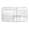 8-Section Clear Storage Bin -Household Items Shop 8 section clear storage bin