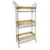 Black Bamboo Spa Rack -Household Items Shop black bamboo spa rack