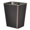 Black Stainless Steel Open Top Bin, 11.7l 1 Black Stainless Steel Open Top Bin, 11.7l -Household Items Shop black stainless steel open top bin 11.7l