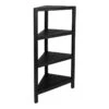 Borneo 4-Tier Corner Storage Stand, Black -Household Items Shop borneo 4 tier corner storage stand black