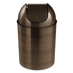 Bronze Mezzo Trash Can, 2.5gal