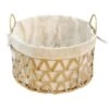 Chevy Natural Round Storage Basket, Small -Household Items Shop chevy natural round storage basket small