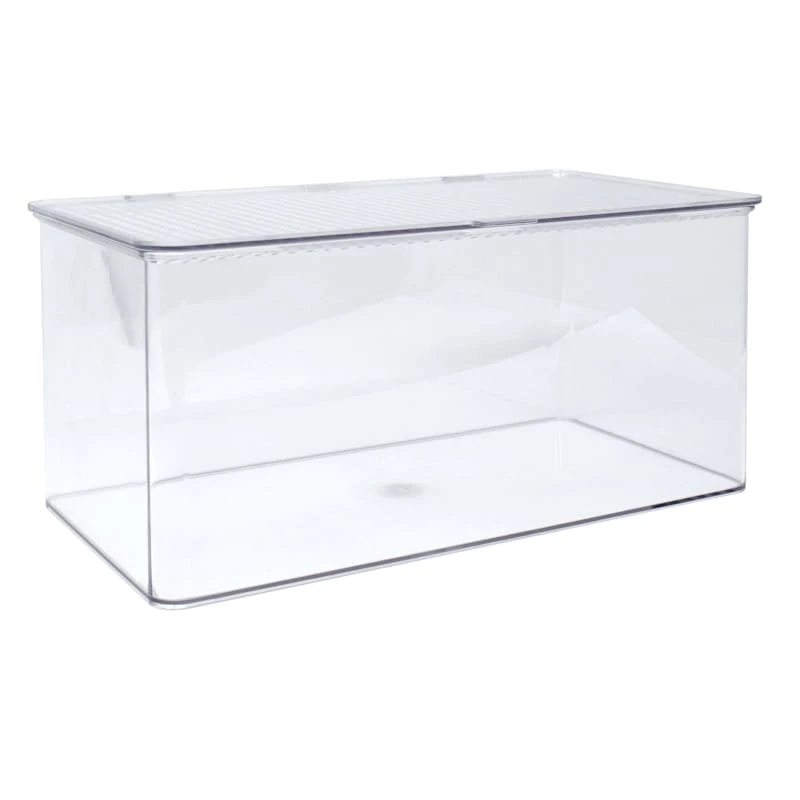Clear Hinged Storage Organizer, Large 3 Clear Hinged Storage Organizer, Large