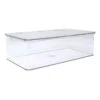 Clear Hinged Storage Organizer, Medium -Household Items Shop clear hinged storage organizer medium