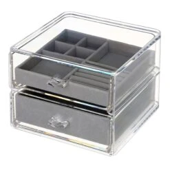 Clear Jewelry Organizer Box