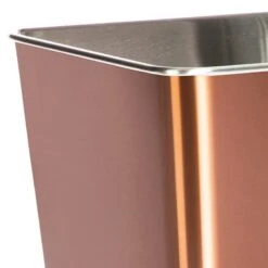 Copper Stainless Steel Open Top Bin, 11.7l 7 Copper Stainless Steel Open Top Bin, 11.7l -Household Items Shop copper stainless steel open top bin 11.7l 1