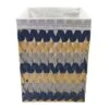 Flat Weave Water Hyacinth Laundry Hamper, Small -Household Items Shop flat weave water hyacinth laundry hamper small